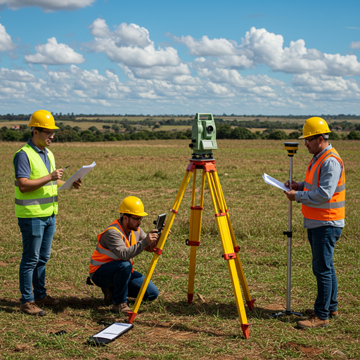 Equipamentos de topografia e georreferenciamento